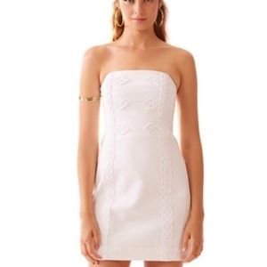 Lilly Pulitzer Tansy White Strapless Dress